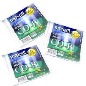 Đĩa CD Maxell - hộp xanh 10 cái