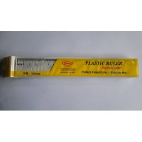 Thước kẻ mica Queen 20cm
