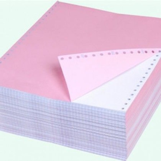 Giấy liên tục 2 liên 240x279mm - chia 2 