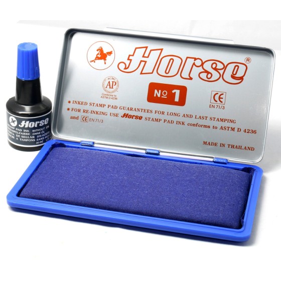 Hộp dấu kim loại Horse No.1 
