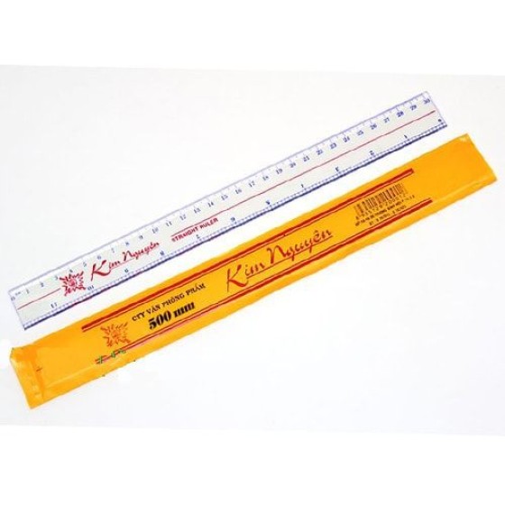 Thước kẻ mica 50cm 
