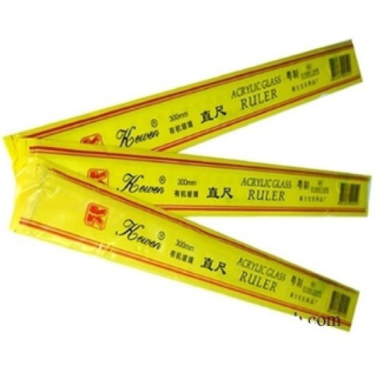 Thước kẻ mica Kewen 20cm 