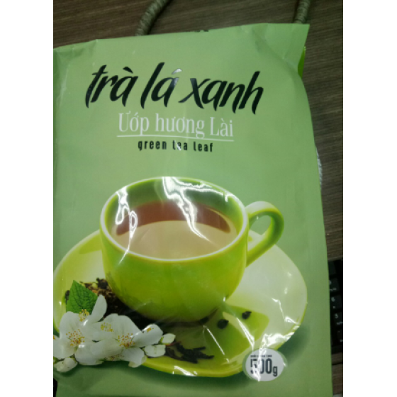 Trà lá xanh ướp hương lài 500g 